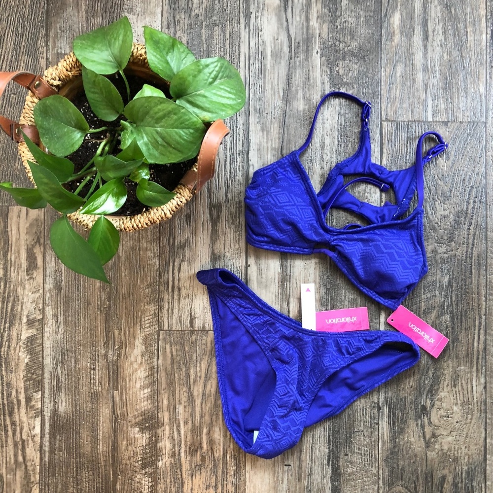 Royal Blue Bikini Bottoms